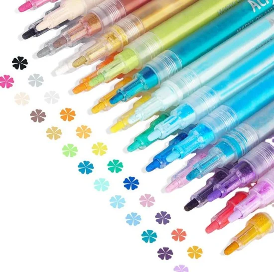 Mehrfarbiger Pinsel-Wasserfarbmarker zum Zeichnen von Kinderkünstlern