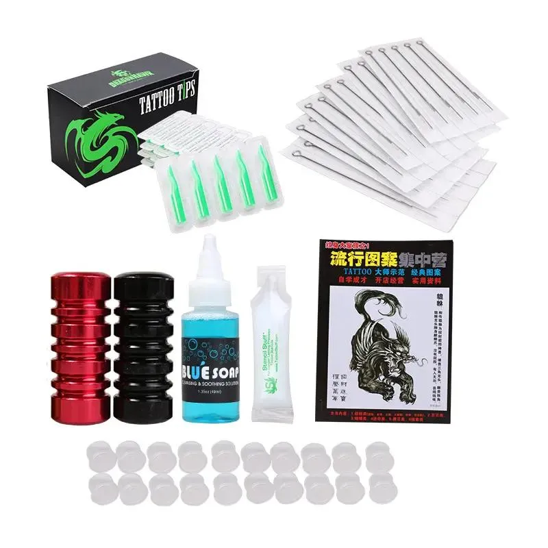 Komplettes professionelles Tattoo-Set, rotierende Tattoo-Maschinen, Pistolen-Sets für Körperkunst